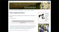 Desktop Screenshot of kingdomdriven.org